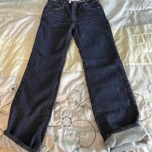 Teen boy  lined jeans, like new, excellent condition
